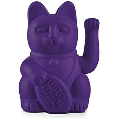 Donkey Kot du bonheur - Violet - 15cm - Chat Chanceux Donkey Kot du bonheur - Violet - 15cm - Chat Chanceux