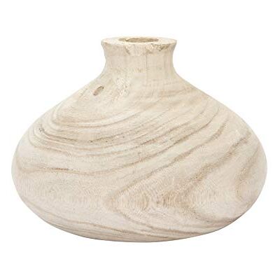 Creative Petit vase en bois de paulownia (chacun variable) accents décoratifs, naturel Creative Petit vase en bois de paulownia (chacun variable) accents décoratifs, naturel