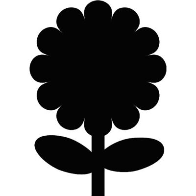 Securit Silhouette ardoise fleur - Tableau mural en forme de fleur - Design floral élégant Securit Silhouette ardoise fleur - Tableau mural en forme de fleur - Design floral élégant