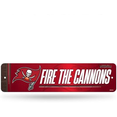 Rico Industries Plaque de rue en métal NFL Football Tampa Bay Buccaneers 10,2 x 38,1 cm Décoration pour la maison, la chambre à coucher, le bureau, la grotte des hommes Rico Industries Plaque de rue en métal NFL Football Tampa Bay Buccaneers 10,2 x 38,1 cm Décoration pour la maison, la chambre à coucher, le bureau, la grotte des hommes
