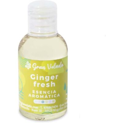 GRAN VELADA Essence aromatique Ginger Fresh Notes d'agrumes, épicées et sucrées Idéal pour savons, bougies et crèmes 50 ml GRAN VELADA Essence aromatique Ginger Fresh Notes d'agrumes, épicées et sucrées Idéal pour savons, bougies et crèmes 50 ml