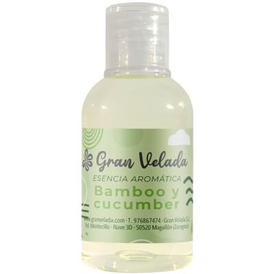 GRAN VELADA Essence aromatique Bamboo & Cucumber Idéal pour parfums, savons artisanaux, bougies et plus. Doses recommandées selon utilisation GRAN VELADA Essence aromatique Bamboo & Cucumber Idéal pour parfums, savons artisanaux, bougies et plus. Doses recommandées selon utilisation