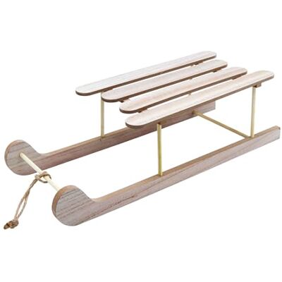 Spetebo Traîneau décoratif en bois naturel avec corde 50 cm x 19 cm traîneau décoratif miniature avec corde naturelle Petit traîneau en bois pour le bricolage et la décoration de Noël Spetebo Traîneau décoratif en bois naturel avec corde 50 cm x 19 cm traîneau décoratif miniature avec corde naturelle Petit traîneau en bois pour le bricolage et la décoration de Noël