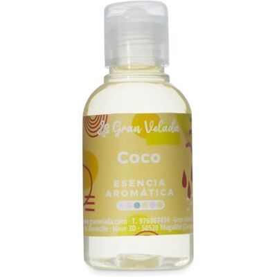 GRAN VELADA Essence aromatique concentrée de noix de coco pour bougies, savons, parfum fruité avec notes de vanille et de fleurs, idéal pour la création de produits maison, 250 ml GRAN VELADA Essence aromatique concentrée de noix de coco pour bougies, savons, parfum fruité avec notes de vanille et de fleurs, idéal pour la création de produits maison, 250 ml