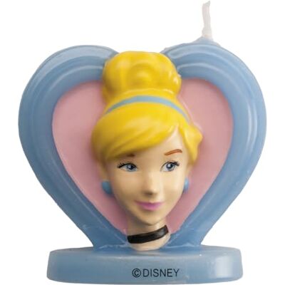 dekora 346194 Bougie 3D Cendrillon pour anniversaire, multicolore, 5,5 cm dekora 346194 Bougie 3D Cendrillon pour anniversaire, multicolore, 5,5 cm
