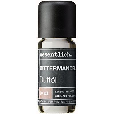 wesentlich. Huile parfumée Amande amère 10 ml – Parfum fin pour diffuseur et lampe – Comme parfum d'ambiance ou pour la fabrication de bougies – Huiles pures de qualité supérieure en provenance wesentlich. Huile parfumée Amande amère 10 ml – Parfum fin pour diffuseur et lampe – Comme parfum d'ambiance ou pour la fabrication de bougies – Huiles pures de qualité supérieure en provenance