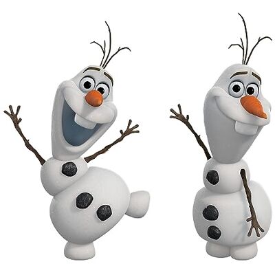 RoomMates Stickers Repositionnables, Géants Olaf de la Reine Des Neiges, Film d'Animation Disney RoomMates Stickers Repositionnables, Géants Olaf de la Reine Des Neiges, Film d'Animation Disney
