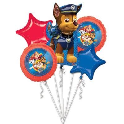 amscan (PKT) BQT : Bouquet de ballons en aluminium Paw Patrol P75 (5 pièces) amscan (PKT) BQT : Bouquet de ballons en aluminium Paw Patrol P75 (5 pièces)
