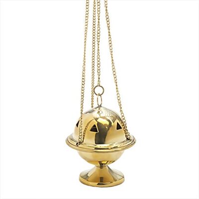 NKlaus Porte-encens avec coupelle laiton fait main cadeau 2941 NKlaus Porte-encens avec coupelle laiton fait main cadeau 2941