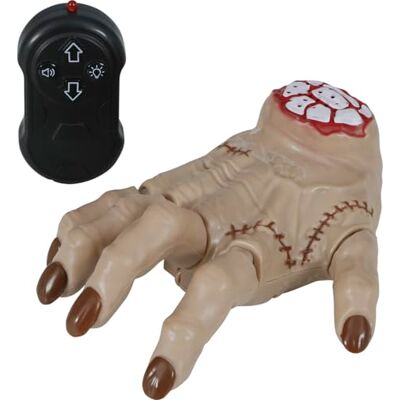 FIESTAS GUIRCA Main marchante avec télécommande (18 cm) Décoration d'Halloween et accessoires effrayants pour fêtes et célébrations terrifiantes Idéal pour les environnements effrayants Beige FIESTAS GUIRCA Main marchante avec télécommande (18 cm) Décoration d'Halloween et accessoires effrayants pour fêtes et célébrations terrifiantes Idéal pour les environnements effrayants Beige