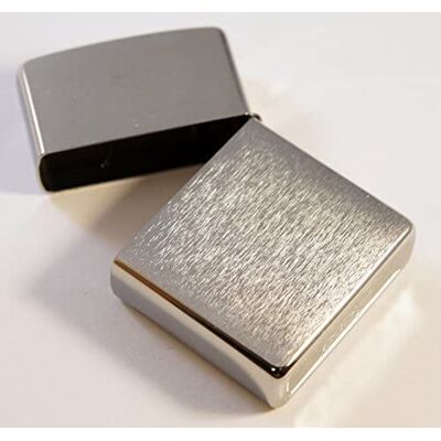 Zippo Briquet chrome brossé sans insert Zippo Briquet chrome brossé sans insert