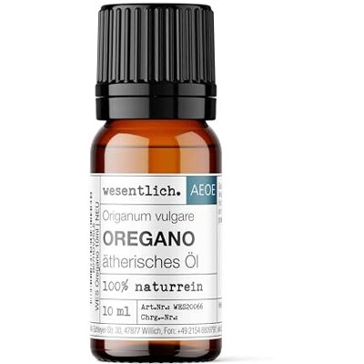 wesentlich. Huile d'origan Huile essentielle de pure 100 % naturelle Bouteille en verre (10 ml) wesentlich. Huile d'origan Huile essentielle de pure 100 % naturelle Bouteille en verre (10 ml)
