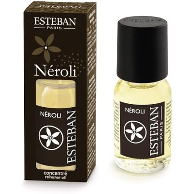 Esteban Recharge de parfum d'ambiance concentré Recharge de parfum pour diffuseur, diffuseur d'arômes et brûleurs parfumés Huile parfumée Recharge de 15 ml Néroli Esteban Recharge de parfum d'ambiance concentré Recharge de parfum pour diffuseur, diffuseur d'arômes et brûleurs parfumés Huile parfumée Recharge de 15 ml Néroli
