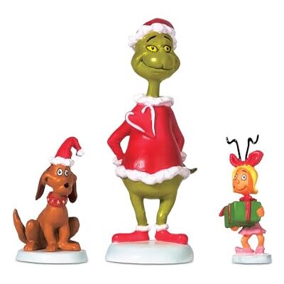 Department 56 Grinch Villages From Grinch Max And Cindy-Lou Who Accessoire de village 7,5 cm Department 56 Grinch Villages From Grinch Max And Cindy-Lou Who Accessoire de village 7,5 cm