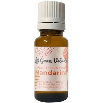 GRAN VELADA Huile essentielle de mandarine pure, tonifiante et raffermissante, idéale pour cosmétiques et aromathérapie, huile 100 % naturelle pour savons, crèmes et bougies 100 ml GRAN VELADA Huile essentielle de mandarine pure, tonifiante et raffermissante, idéale pour cosmétiques et aromathérapie, huile 100 % naturelle pour savons, crèmes et bougies 100 ml