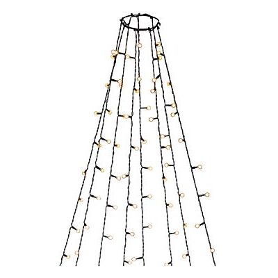 Konstsmide KS 6327-800 Lot de 8 Anneaux à LED Ø 11 mm, Plastique, Or, 240 Konstsmide KS 6327-800 Lot de 8 Anneaux à LED Ø 11 mm, Plastique, Or, 240