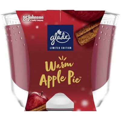 Glade Bougie parfumée longue durée Chaude Apple Pie Glade Bougie parfumée longue durée Chaude Apple Pie