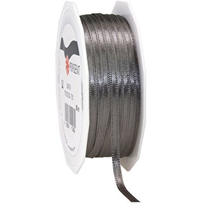 Ruban satin ardoise C.E. Pattberg - 50 m, 3 mm Ruban satin ardoise C.E. Pattberg - 50 m, 3 mm