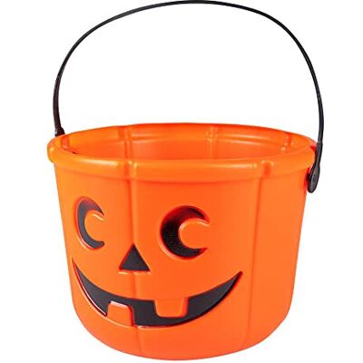 Boland Panier citrouille Halloween pour chasse aux bonbons, orange 14x18 cm Arancione Boland Panier citrouille Halloween pour chasse aux bonbons, orange 14x18 cm Arancione