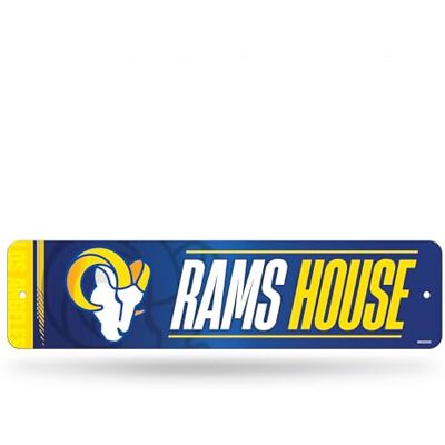 Rico Industries Plaque de rue en métal NFL Football Los Angeles Rams 10,2 x 38,1 cm Décoration d'intérieur – Chambre – Bureau – Man Cave Rico Industries Plaque de rue en métal NFL Football Los Angeles Rams 10,2 x 38,1 cm Décoration d'intérieur – Chambre – Bureau – Man Cave