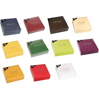 PAPSTAR Serviettes rouge PAPSTAR Serviettes rouge