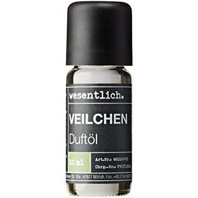 wesentlich. Huile parfumée violette 10 ml – Parfum fin pour diffuseur et lampe – Comme parfum d'ambiance ou pour la fabrication de bougies – Huiles pures de qualité supérieure en provenance wesentlich. Huile parfumée violette 10 ml – Parfum fin pour diffuseur et lampe – Comme parfum d'ambiance ou pour la fabrication de bougies – Huiles pures de qualité supérieure en provenance
