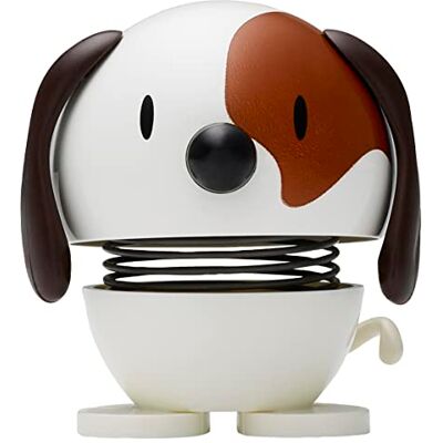 Hoptimist Dog, Wackelfigur, Wackel Figur, Dekofigur, Dekoidee, Plastik, Weiß, Ø 5 cm, 3003-10 Hoptimist Dog, Wackelfigur, Wackel Figur, Dekofigur, Dekoidee, Plastik, Weiß, Ø 5 cm, 3003-10