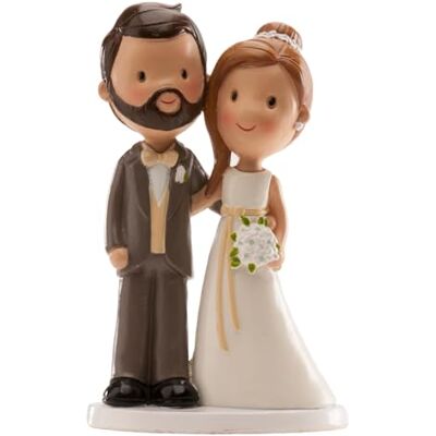 Figurine de Couple de Mariés Dékora - Décoration Vintage Figurine de Couple de Mariés Dékora - Décoration Vintage