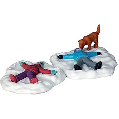 Lemax Christmas Village 62444 Lot de 2 anges de neige Lemax Christmas Village 62444 Lot de 2 anges de neige
