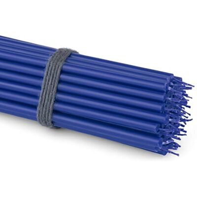 NKlaus 50x Bougies à tige Bleues 16 cm Bougies Fines sans suie & anti-gouttes Longue durée de combustion Bougies en cire de paraffine pour décoration & fête 36112 NKlaus 50x Bougies à tige Bleues 16 cm Bougies Fines sans suie & anti-gouttes Longue durée de combustion Bougies en cire de paraffine pour décoration & fête 36112