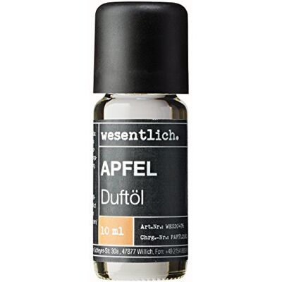 wesentlich. Huile parfumée pomme 10 ml – Parfum fin pour diffuseur et lampe – Comme parfum d'ambiance ou pour la fabrication de bougies – Huiles pures de qualité supérieure en provenance d'Allemagne wesentlich. Huile parfumée pomme 10 ml – Parfum fin pour diffuseur et lampe – Comme parfum d'ambiance ou pour la fabrication de bougies – Huiles pures de qualité supérieure en provenance d'Allemagne