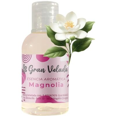 GRAN VELADA Essence aromatique de Magnolia Parfum floral intense avec des notes d'agrumes et poudrées Idéal pour les savons, crèmes et bougies Disponible en format litre Usage professionnel. GRAN VELADA Essence aromatique de Magnolia Parfum floral intense avec des notes d'agrumes et poudrées Idéal pour les savons, crèmes et bougies Disponible en format litre Usage professionnel.