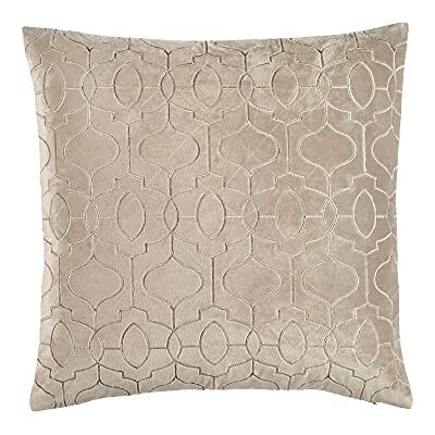 Lush Decor Velvet Geo Housse de coussin décorative Taupe 50,8 x 50,8 cm Lush Decor Velvet Geo Housse de coussin décorative Taupe 50,8 x 50,8 cm
