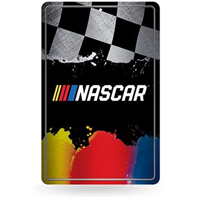 Rico Industries Grande plaque en métal avec logo NASCAR 28 x 43 cm Rico Industries Grande plaque en métal avec logo NASCAR 28 x 43 cm