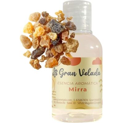 GRAN VELADA Essence aromatique de myrrhe Parfum exotique au toucher chaud et sensuel pour désodorisants, cosmétiques, bougies et plus encore Concentrée et polyvalente GRAN VELADA Essence aromatique de myrrhe Parfum exotique au toucher chaud et sensuel pour désodorisants, cosmétiques, bougies et plus encore Concentrée et polyvalente