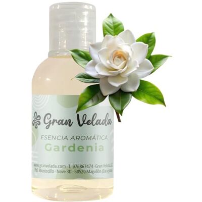 GRAN VELADA Essence aromatique Gardenia Premium Concentrée pour bougies, savons et parfums Idéal pour rafraîchir et parfumer Format litre disponible GRAN VELADA Essence aromatique Gardenia Premium Concentrée pour bougies, savons et parfums Idéal pour rafraîchir et parfumer Format litre disponible