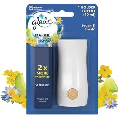 Glade Touch&fresh Diffuseur Marine Infusé Aux Huiles Essentielles Glade Touch&fresh Diffuseur Marine Infusé Aux Huiles Essentielles