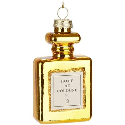 BRUBAKER Parfum Home De Cologne Boule de Noël en verre peinte à la main 10 cm Décoration de luxe pour homme et femme Soufflée à la bouche Pendentif décoratif BRUBAKER Parfum Home De Cologne Boule de Noël en verre peinte à la main 10 cm Décoration de luxe pour homme et femme Soufflée à la bouche Pendentif décoratif