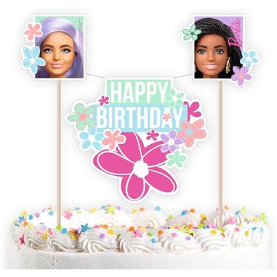 amscan Barbie Sweet Life 9915479 Guirlande d'anniversaire pour enfant 26 cm x 15 cm amscan Barbie Sweet Life 9915479 Guirlande d'anniversaire pour enfant 26 cm x 15 cm