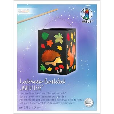 Ursus 18900090 – Lanternes vierges animaux de la forêt, env. 14 x 20 cm, ébauches pour fabriquer 25 ébauches de lanternes en carton photo noir 300 g/m² Ursus 18900090 – Lanternes vierges animaux de la forêt, env. 14 x 20 cm, ébauches pour fabriquer 25 ébauches de lanternes en carton photo noir 300 g/m²