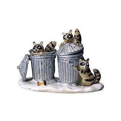 Lemax Figurine Village de Noël : Trash Bandits 42878 Lemax Figurine Village de Noël : Trash Bandits 42878