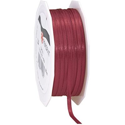 Ruban Satin Bordeaux C.E. Pattberg - 50 m, 3 mm Ruban Satin Bordeaux C.E. Pattberg - 50 m, 3 mm