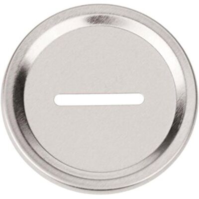 GLOREX insert Tirelire, aluminium, argent, 12 x 8.6 x 0,3 cm GLOREX insert Tirelire, aluminium, argent, 12 x 8.6 x 0,3 cm