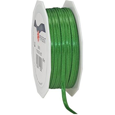 Ruban satin vert C.E. Pattberg - 50m, 3mm Ruban satin vert C.E. Pattberg - 50m, 3mm