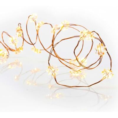 Hellum Guirlande lumineuse LED étoiles, intérieur, 20 LED blanc chaud, 1,5m illuminée, fonctionne sur piles pour l'intérieur 570830 Hellum Guirlande lumineuse LED étoiles, intérieur, 20 LED blanc chaud, 1,5m illuminée, fonctionne sur piles pour l'intérieur 570830