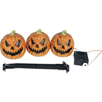 FIESTAS GUIRCA Lot de 3 citrouilles avec lumière et son (13 cm) Décoration d'Halloween et de l'Oktoberfest Accessoire de fête pour adultes et enfants Idéal pour décoration de fête Orange FIESTAS GUIRCA Lot de 3 citrouilles avec lumière et son (13 cm) Décoration d'Halloween et de l'Oktoberfest Accessoire de fête pour adultes et enfants Idéal pour décoration de fête Orange