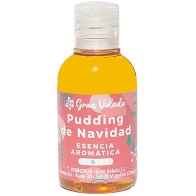 GRAN VELADA Essence aromatique de Pudding de Noël Notes d'orange, de cannelle et de vanille Idéal pour parfums, savons, bougies et désodorisants Concentrée et polyvalente 50 ml GRAN VELADA Essence aromatique de Pudding de Noël Notes d'orange, de cannelle et de vanille Idéal pour parfums, savons, bougies et désodorisants Concentrée et polyvalente 50 ml
