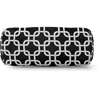 Majestic Goods Black Links Traversin rond intérieur/extérieur 47 x 20,3 x 20,3 cm (L x l x H) Majestic Goods Black Links Traversin rond intérieur/extérieur 47 x 20,3 x 20,3 cm (L x l x H)