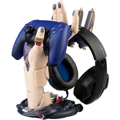 Grupo Erik Support Casque Gamer et Support Manette Cyberpunk Porte Casque Gamer Accessoire Gaming Merchandise, Accessoire PS5, Deco Gaming 16 x 20 x 27,5 cm Grupo Erik Support Casque Gamer et Support Manette Cyberpunk Porte Casque Gamer Accessoire Gaming Merchandise, Accessoire PS5, Deco Gaming 16 x 20 x 27,5 cm