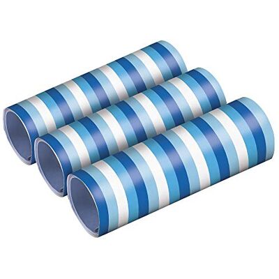 amscan 9904634 – Serpents Sky Blue, 3 rouleaux de 18 tubes chacun, décoration, fête à thème, carnaval amscan 9904634 – Serpents Sky Blue, 3 rouleaux de 18 tubes chacun, décoration, fête à thème, carnaval